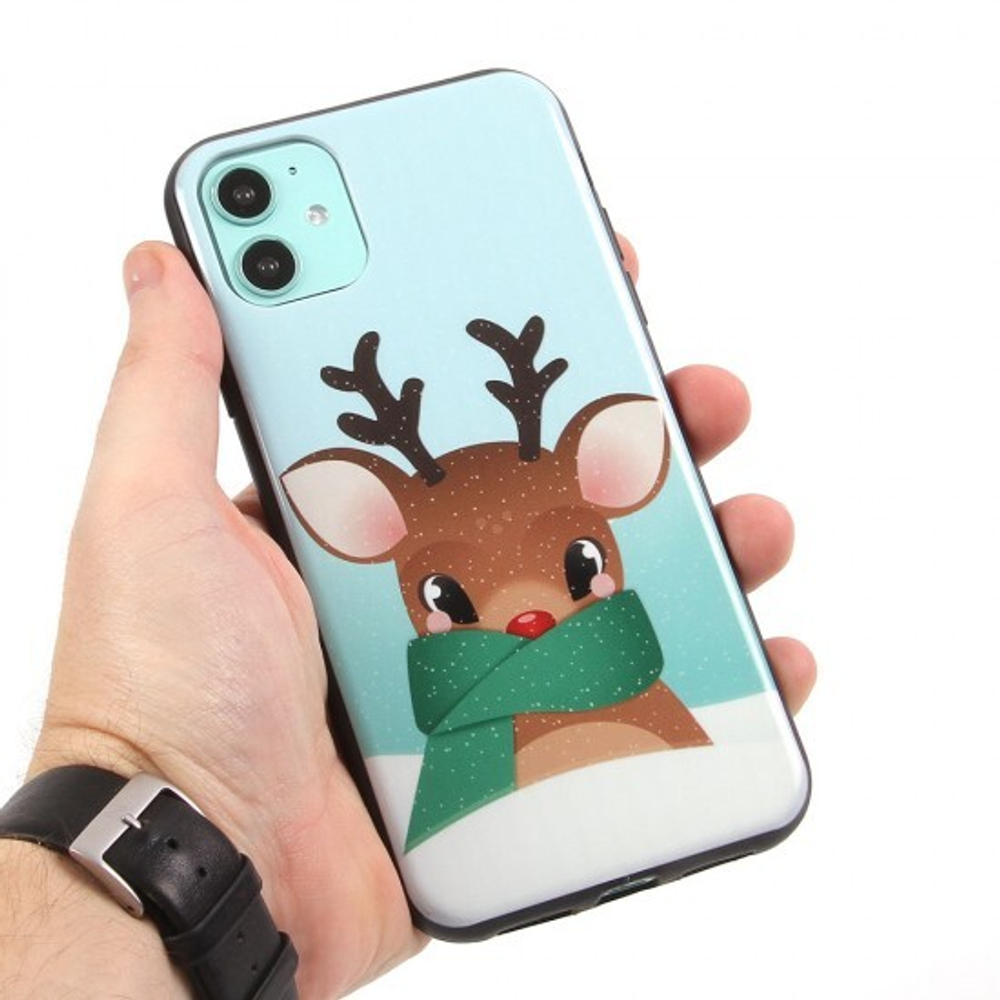 Чехол ТПУ Florme Новый Год для Huawei P40 Lite / Nova 6 SE, 012148