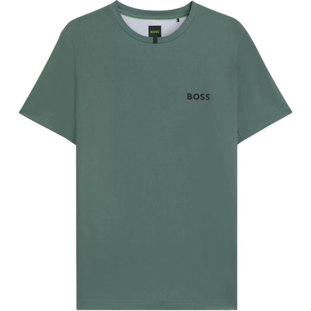 Мужская теннисная футболка BOSS TOC - open green