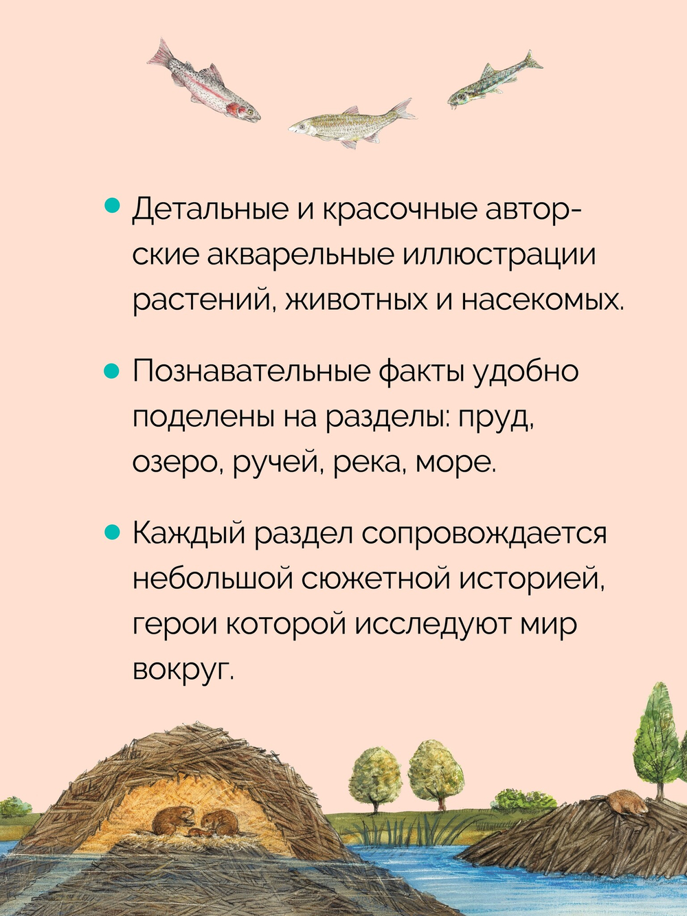 Животные и растения рек, озёр и морей. BIObook А. Толмачёва