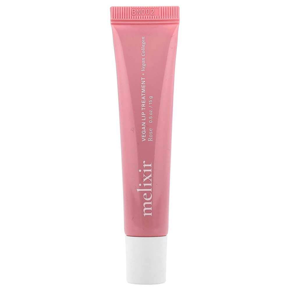 Melixir, веганское средство для губ, веганский коллаген, 2 розы, 15 г (0,5 унции)