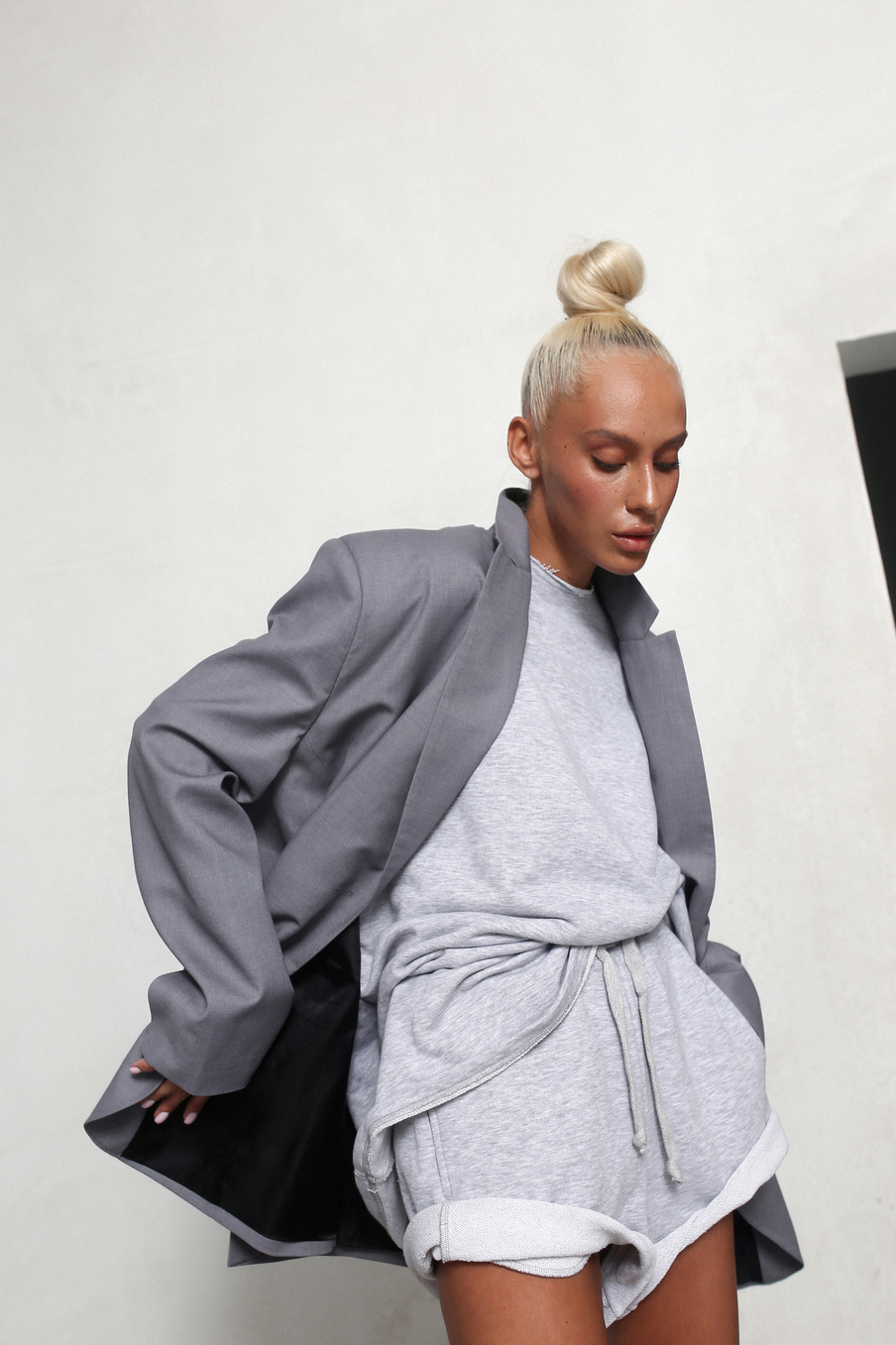 Шорты меланж