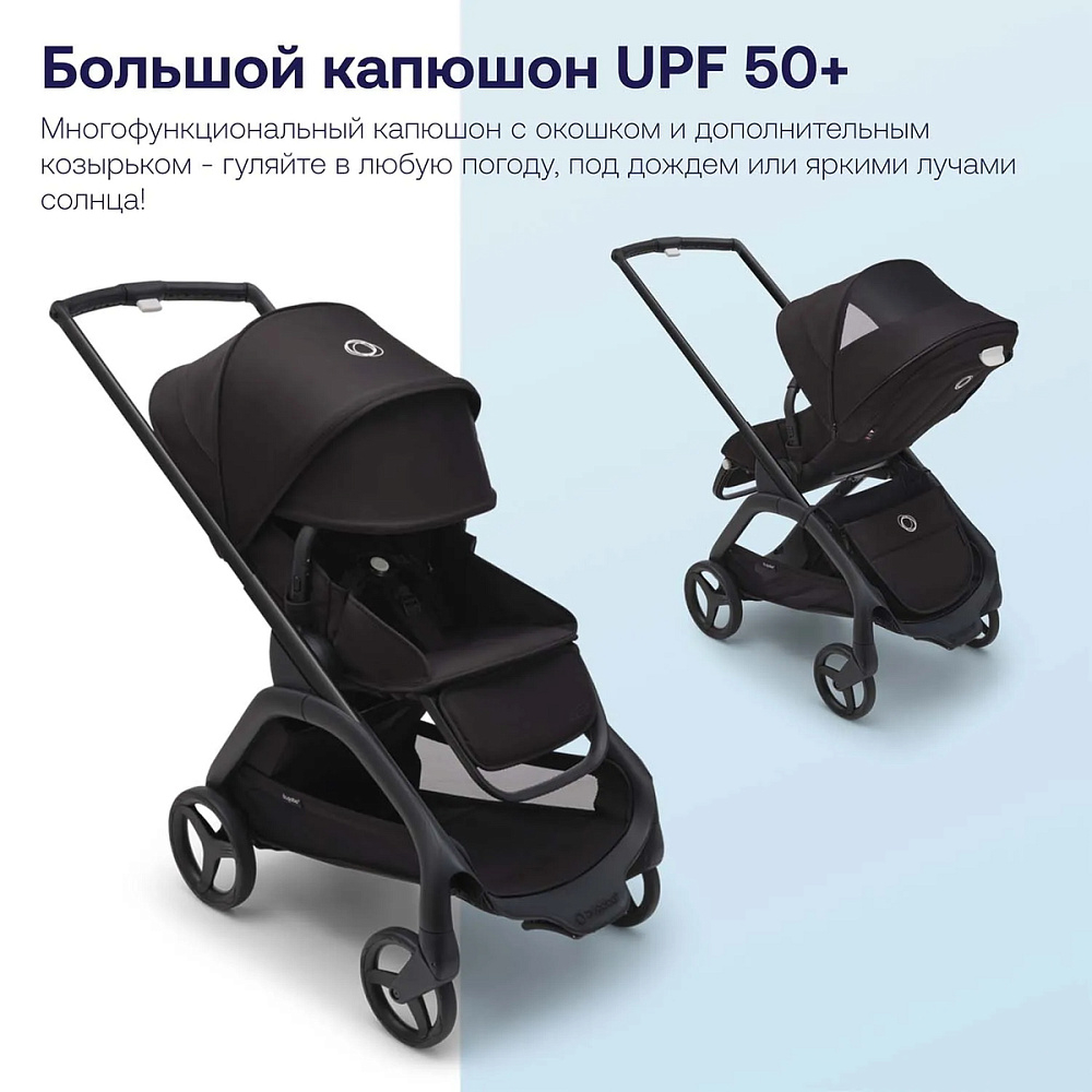Прогулочная коляска Bugaboo Dragonfly complete Black/Midnight Black-Midnight Black