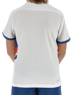 Детская теннисная футболка Lotto Boys Squadra III - bright white