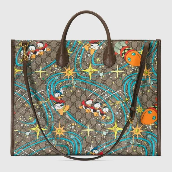 Сумка-тоут дональда дака Disney X Gucci