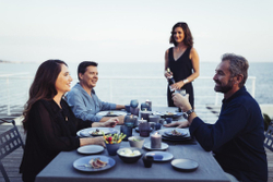 Тарелка для закусок 16см Revol Equinoxe Blue синяя