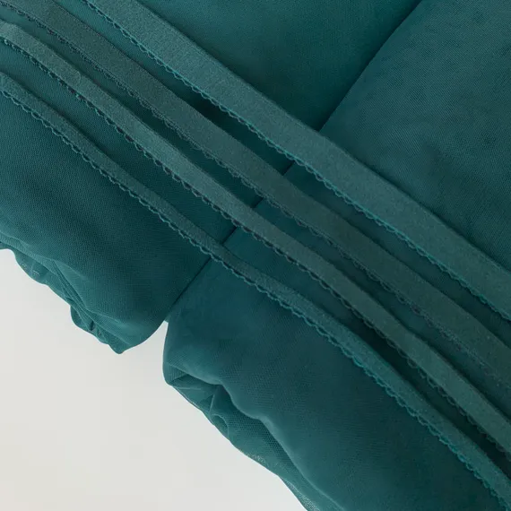 Бюстовая сетка неэластичная изумруд