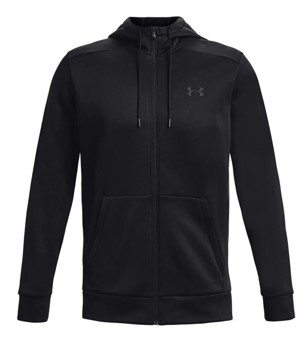 Куртка теннисная Under Armour Men's Armour Fleece Full-Zip - black