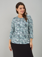 Лонгслив ЛНв-306/ментол-листья