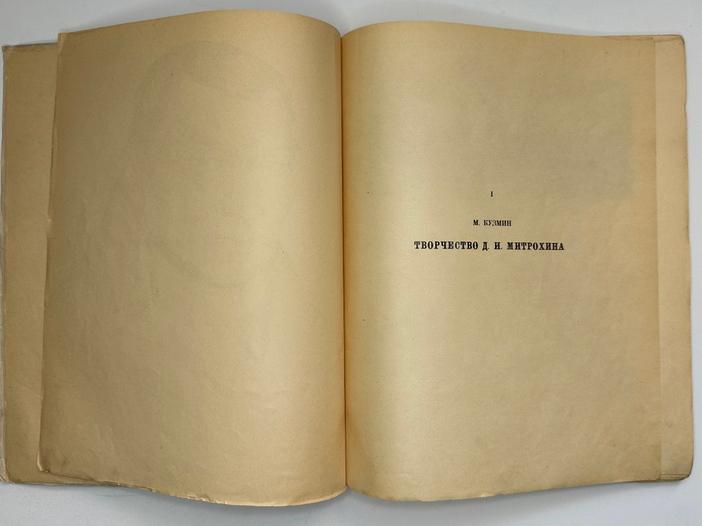 Кузьмин М., Воинов Вс.. Творчество Д.И. Митрохина.  Москва, Госиздат., 1932 г.