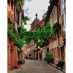 Картина по номерам "Летняя улица"