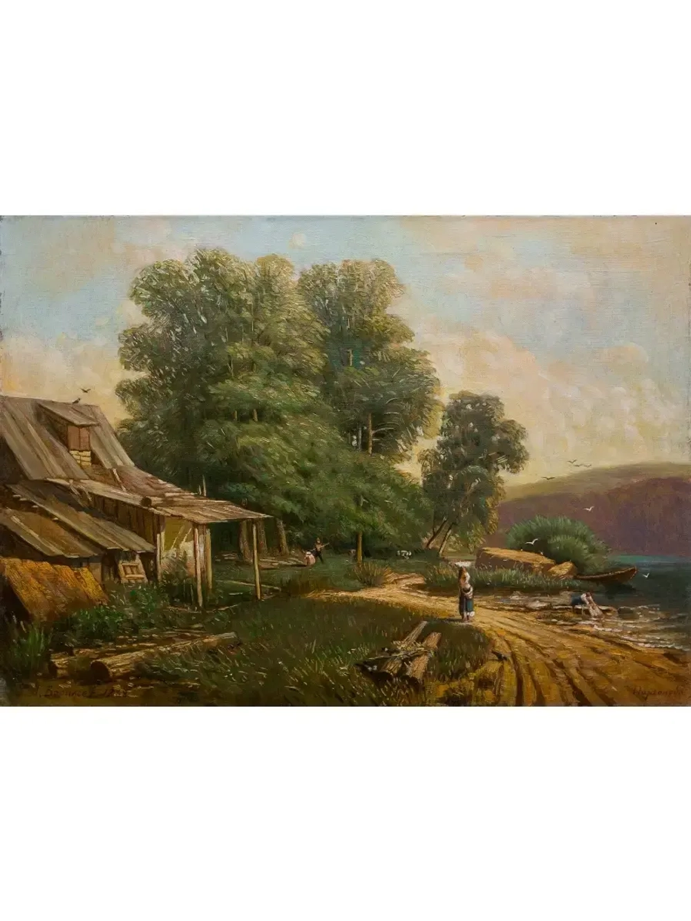 Картина маслом Парголово Якубалиев