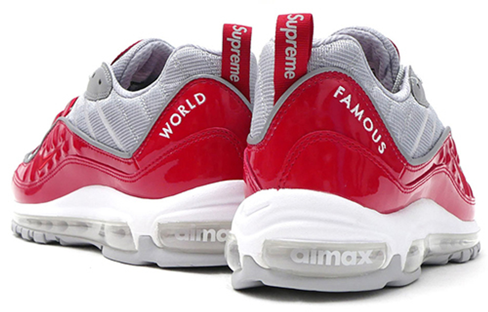 Кроссовки Supreme X Nike Air Max 98 Varsity Red