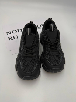 Кроссовки женcкие экокожа арт. 954-11 цвет "чёрный"