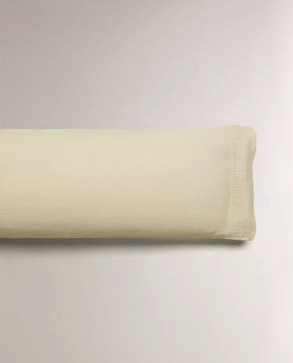 ZARA HOME НАВОЛОЧКА ИЗ ХЛОПКОВОГО МУСЛИНА, КАМЕННО-СЕРЫЙ