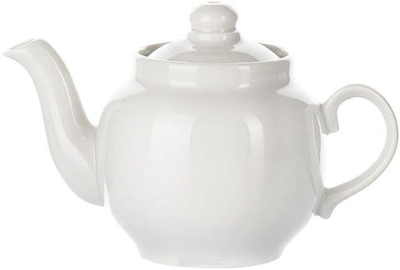 Чайник фарф завар 1400мл Янтарь Белье с698/1