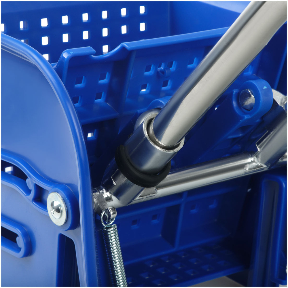 Тележка OfficeClean Professional уборочная-ведро , 2 секции, с отжимом, 20 л., синяя