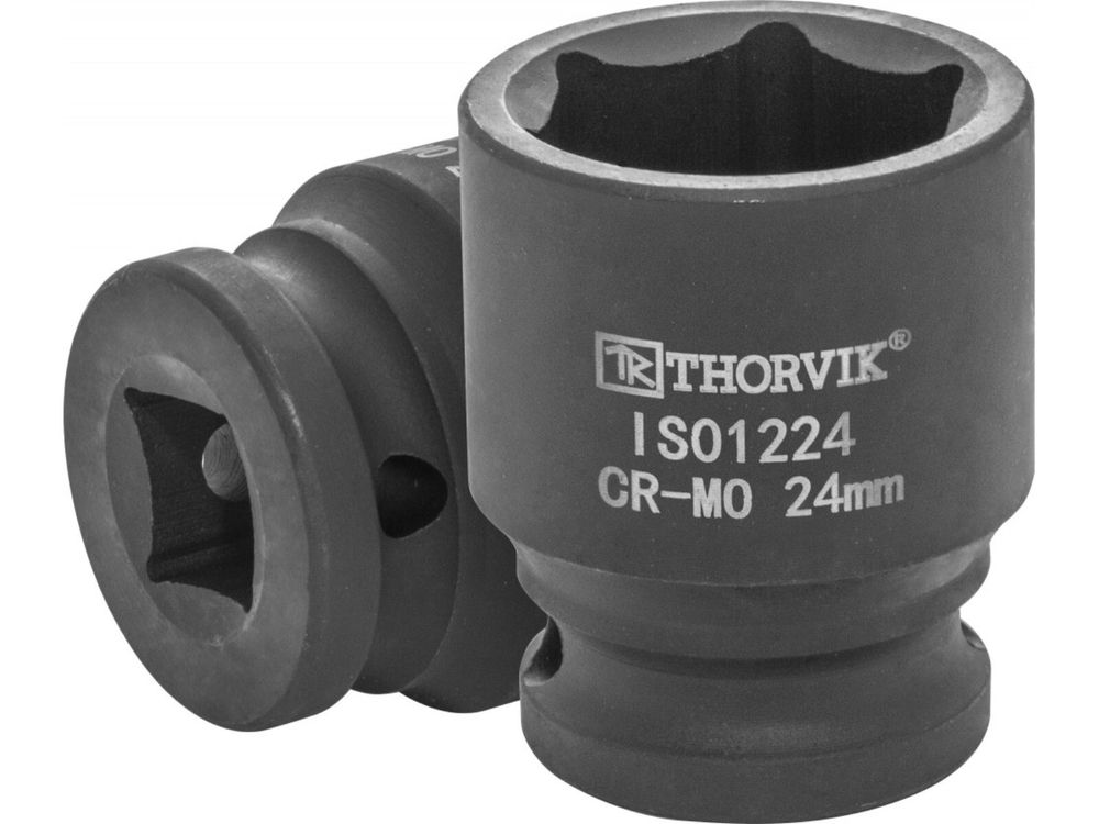 Головка торцевая ударная 1/2"DR,24 мм Thorvik IS01224