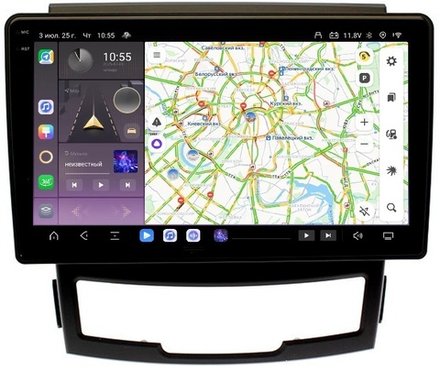 Магнитола для SsangYong Actyon II 2011-2013 - Carmedia OL-9762 QLed+2K, Android 13, TS20, CarPlay, 4G SIM-слот
