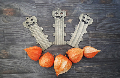 Тройная бобинка Crazy Pumpkin, серая