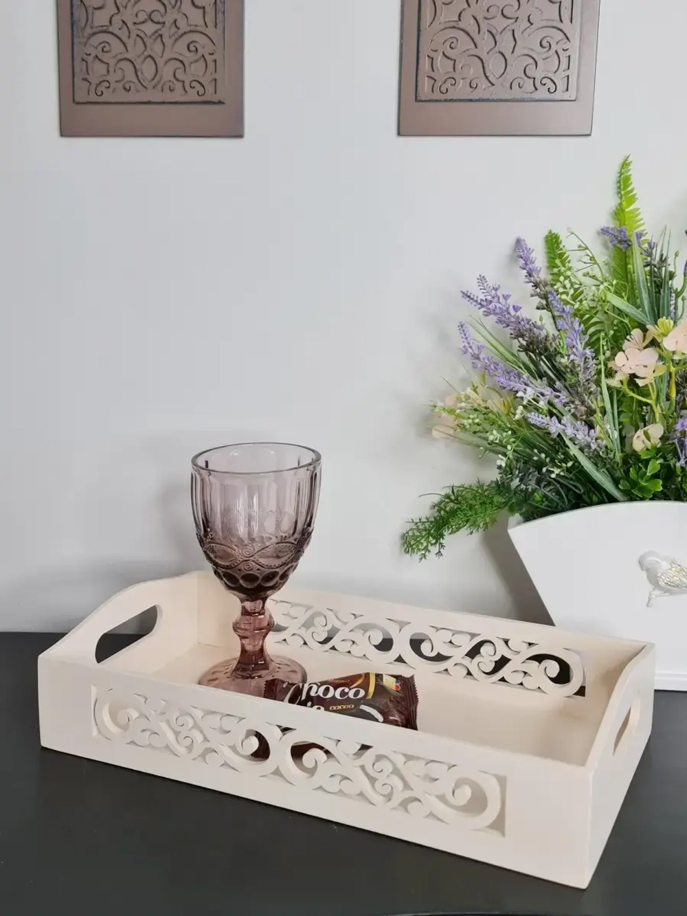 Поднос деревянный