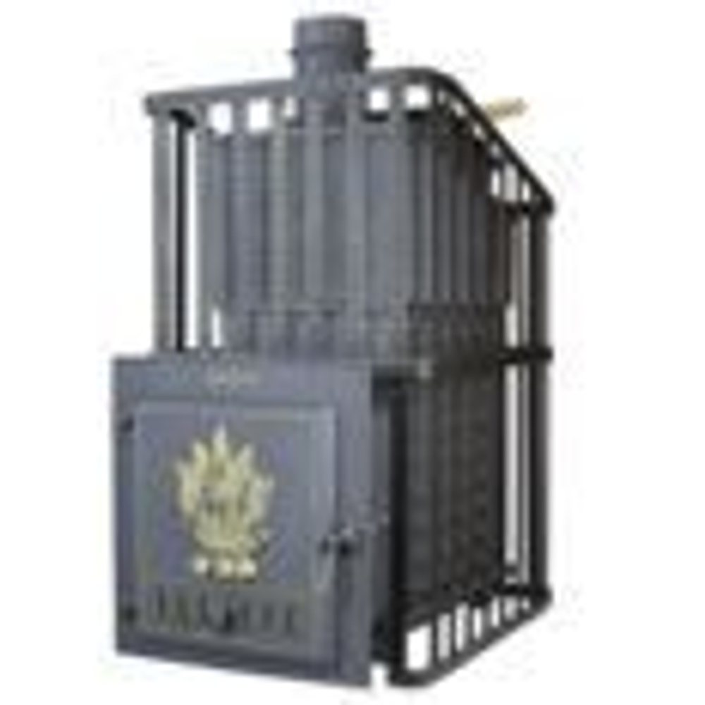 Печь для бани Гефест ЗК Ураган-30 дверца без стекла сетка-каменка