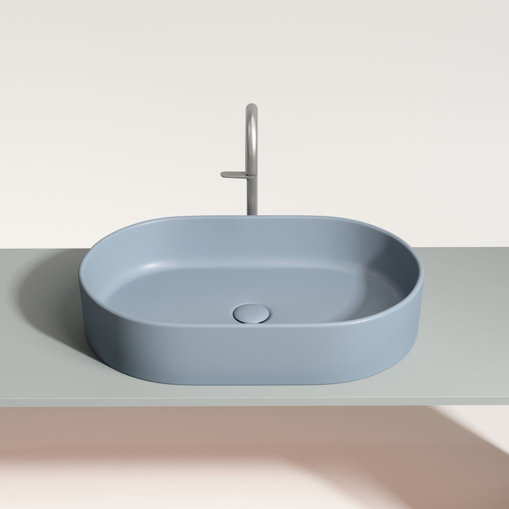 Раковина Ceramica Nova Element 60 см CN6048MHL серо-голубая