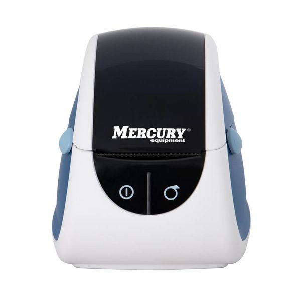 Термопринтер этикеток Mertech MPRINT LP58 EVA RS232-USB White-Blue, 203 dpi, термопечать, ширина 58 мм, 1D/2D, Честный Знак, ЕГАИС/ФГИС, QR-код, Bartender