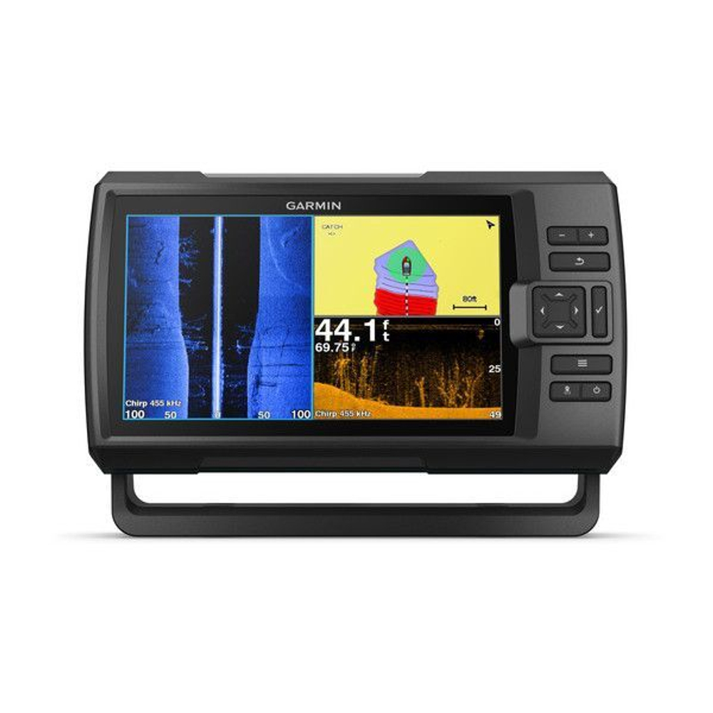 Garmin Striker Plus 9sv с транцевым трансдьюсером