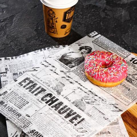 Бумага парафинированная "Старая газета", 20*30см (5листов)