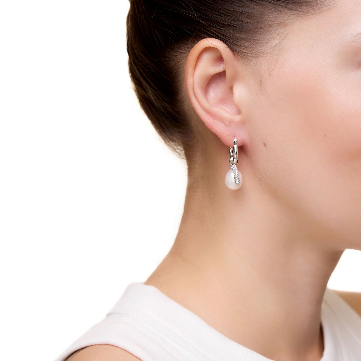 Серьги Baby Paris Earrings - Silver