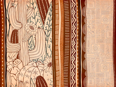 Дизайнерские обои Wall Street Ethnic