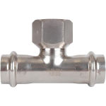 ROMMER Тройник с ВР 22x3/4" из нержавеющей стали прессовой