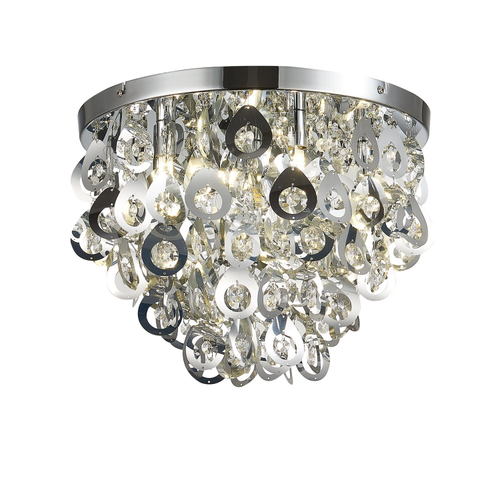 SLE103202-06 Светильник потолочный Хром/Хром, Прозрачный G9 6*3W LUCCHIO