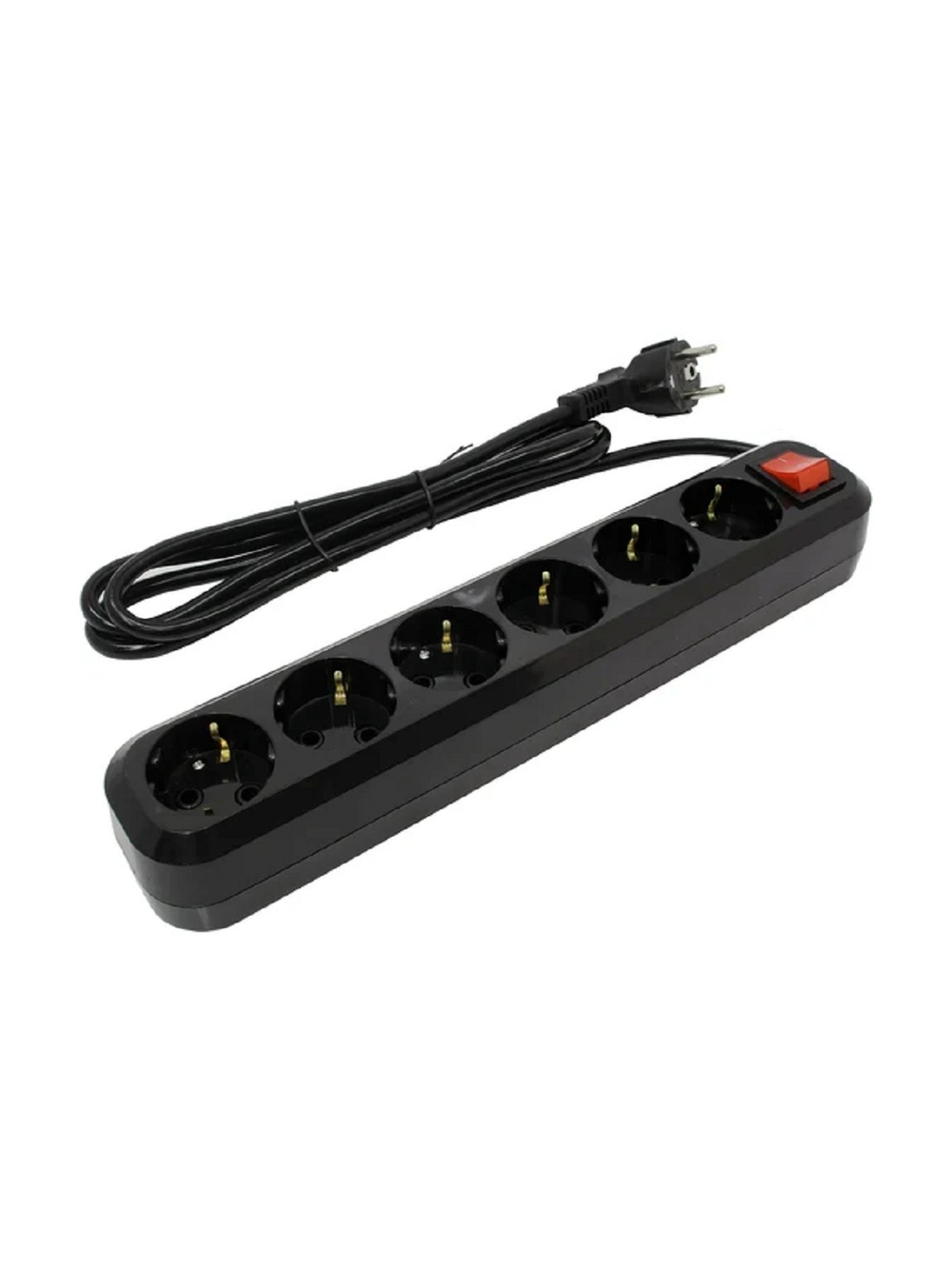 5bites SP6B-318 Сетевой фильтр 6S / 3*1.5MM2 / 16A / ABS / 1.8M / BLACK