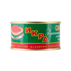Икра Лососевая Горбуши Тунгутун Зернистая 140г ж/б