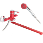 Смеситель для ванны, Frap, с картриджем, красн, F2243