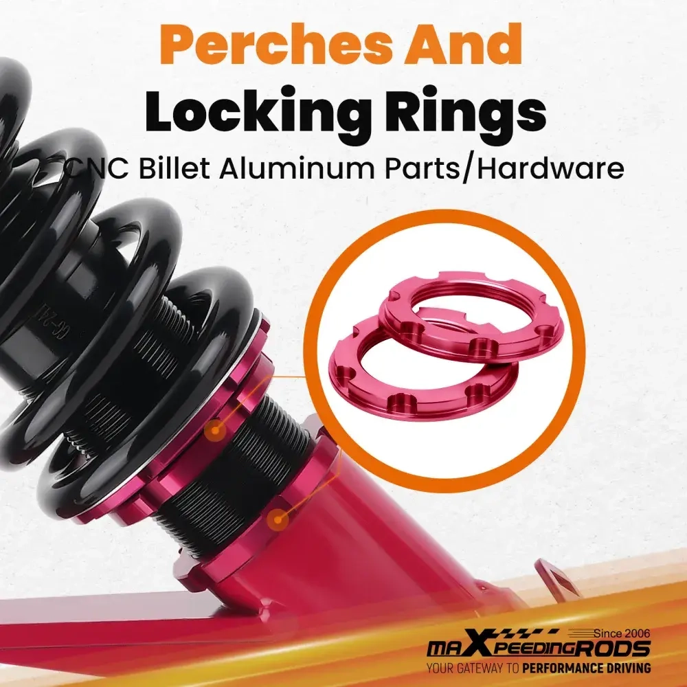 Комплект для автомобиля Honda Civic 2001 2002 2003 2004 2005 Adjustbale Height Shock Strut Red Coilovers lowering kit