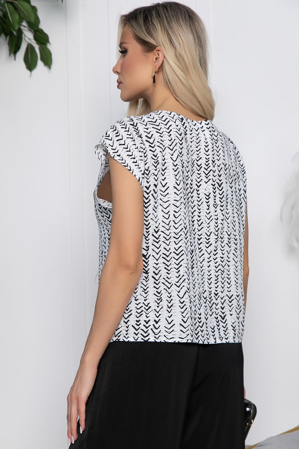 Блуза Адира (белая) Б10425 LT Collection