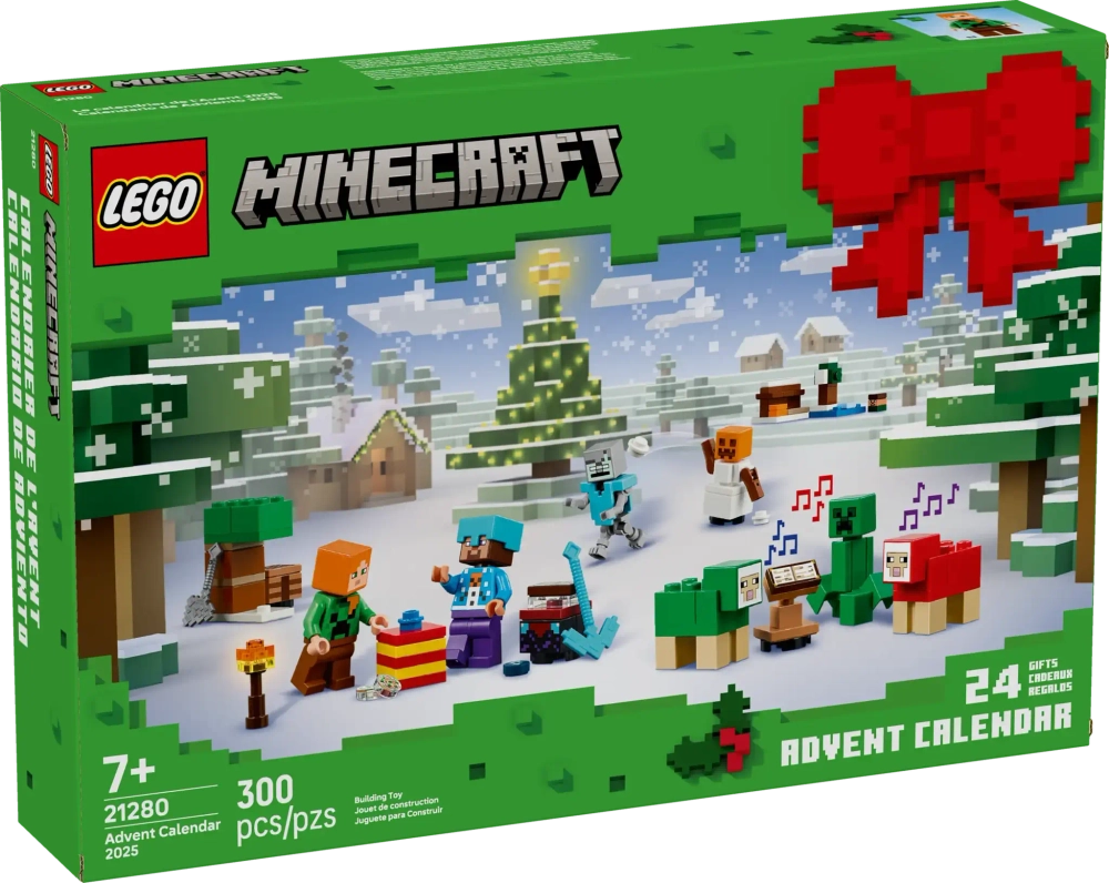 Конструктор LEGO Minecraft 21280 Адвент календарь 2025