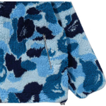 A Bathing Ape Bathing Ape Fw25 Velvet Feel Coat синий