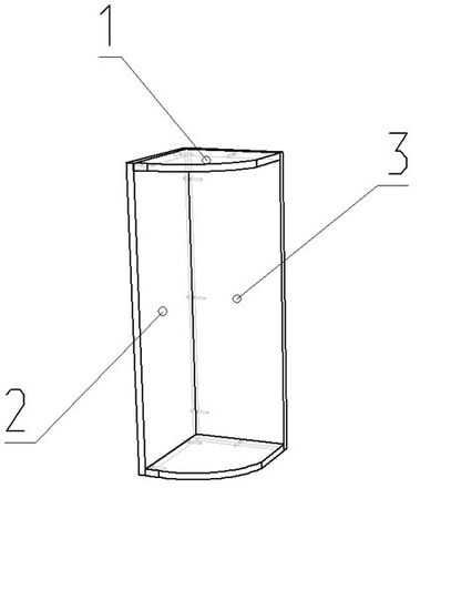 Шкаф торцевой ТОКИО-01