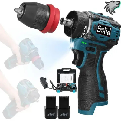 Литиевая электродрель 18 В 2 в 1