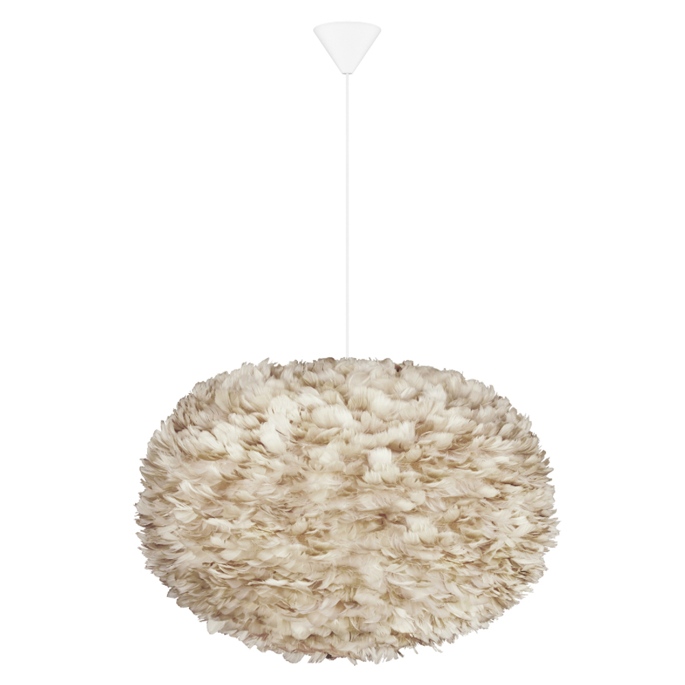 Плафон eos xl, светло-коричневый, d75, 45 см