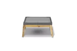 "Барселона" столик кофейный, деревянный каркас, акация