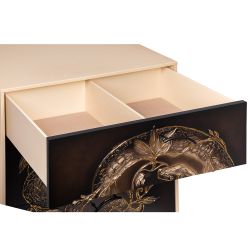 Комод Яблоко Евы с 3 ящиками Айвори