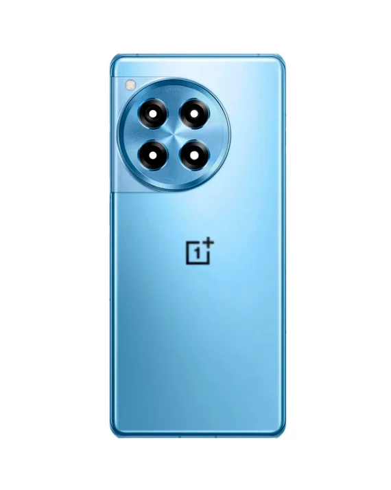Задняя крышка для OnePlus 12R 5G голубая (Cool blue) со стеклом камеры