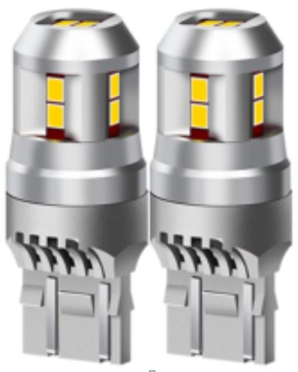 Светодиод 12-24V T20\5  12SMD 2835 ОРАНЖ SUPER VISION 6.6W 3000K (БИ) (бл2шт) ПАРУС #SP-11T20/5/OR