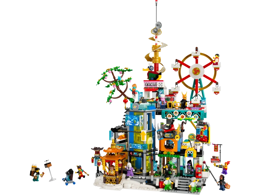 Конструктор LEGO Monkie Kid 80054 Пятилетие Мегаполиса