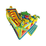 Надувной батут "Мульти-сафари крокодил"