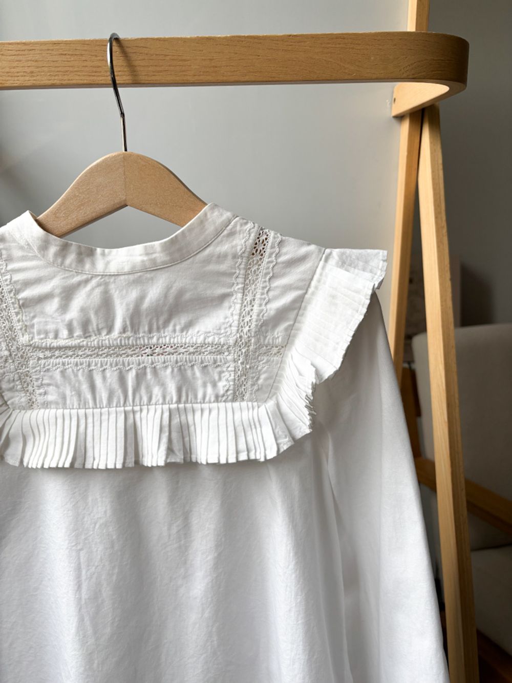 Хлопковая блузка Bonpoint, 140